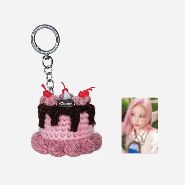 CARMEN (Hearts2Hearts) - [2026 SM ARTIST BIRTHDAY] CROCHET MINI CAKE KEYRING