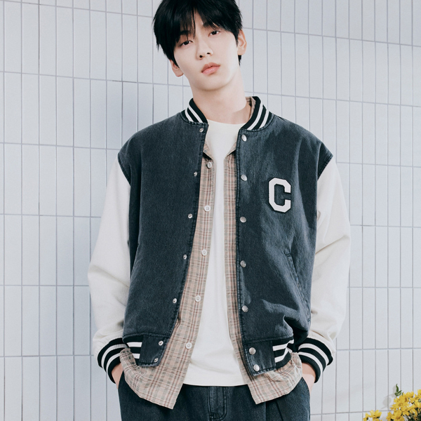 jp.ktown4u.com : [COVERNAT x SOOBIN] リングスパンCロゴデニムバー 