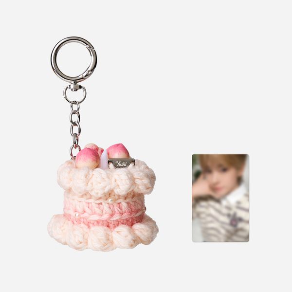 YUSHI (NCT) - [2026 SM ARTIST BIRTHDAY] CROCHET MINI CAKE KEYRING