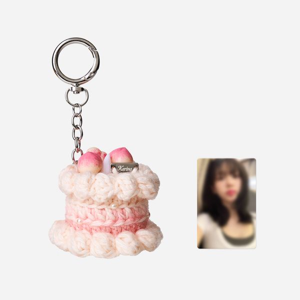 KARINA (aespa) - [2026 SM ARTIST BIRTHDAY] CROCHET MINI CAKE KEYRING