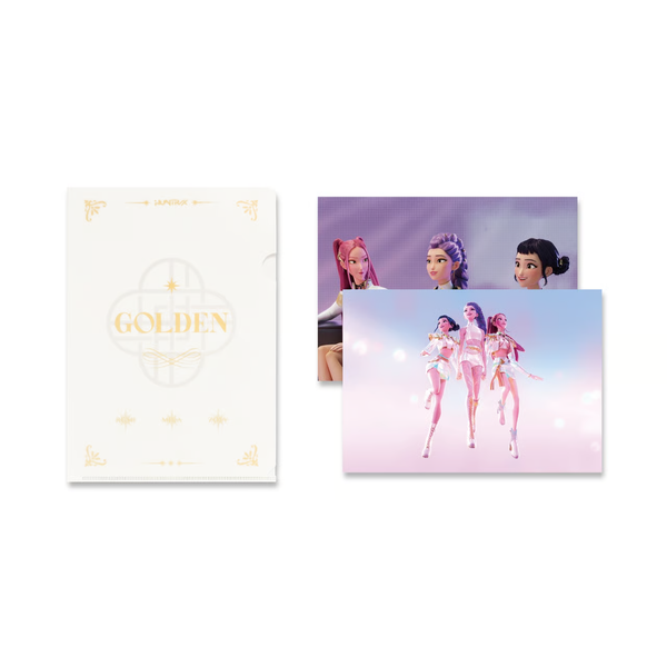 KPop Demon Hunters - L Holder Poster Set (Golden)