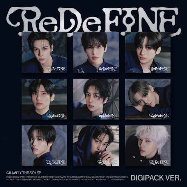 [YouTube] CRAVITY - 8th Mini Album [ReDeFINE] (DIGIPACK Ver.) (Limited Edition) (Random Ver.)