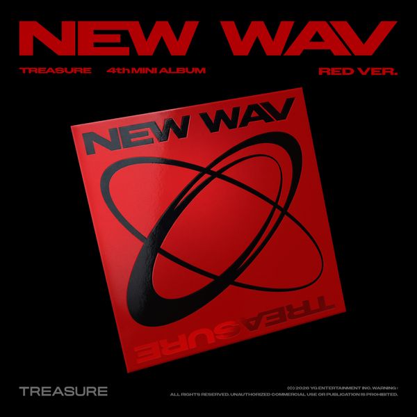 [Ketapo Special Gift] TREASURE 4th MINI ALBUM [NEW WAV] RED VER.