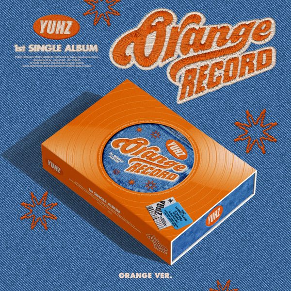 [Ktown4u Special Gift] YUHZ - 1st Single Album [Orange Record] (Orange Ver.)