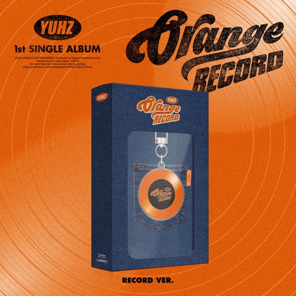 [Ktown4u Special Gift] YUHZ - 1st Single Album [Orange Record] (Record Ver.) (Kiwee Album)