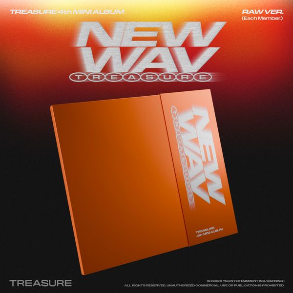[Ketapo Special Gift] TREASURE 4th MINI ALBUM [NEW WAV] RAW VER. ASAHI