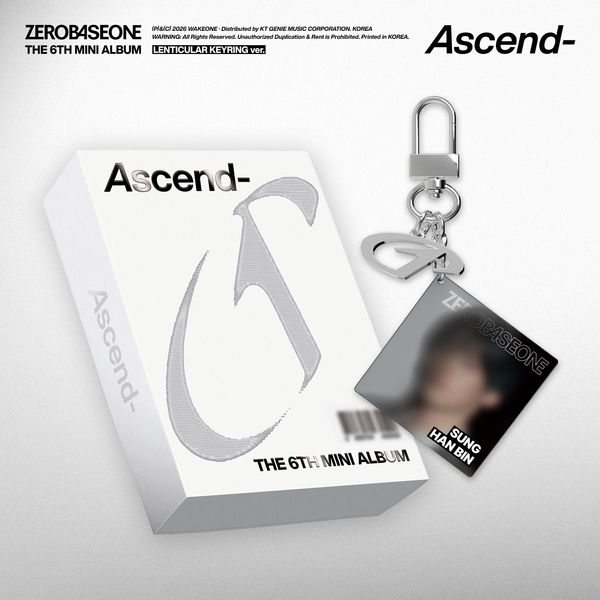 [5CD set product] ZEROBASEONE The 6th Mini Album [Ascend-] LENTICULAR KEYRING Ver.