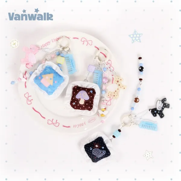 [Vanwork] Lucky Pony Cushion Keyring 3 Types