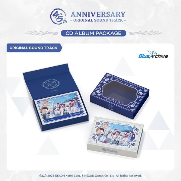 BLUE ARCHIVE 4.5th ANNIVERSARY OST (CD ALBUM PACKAGE)