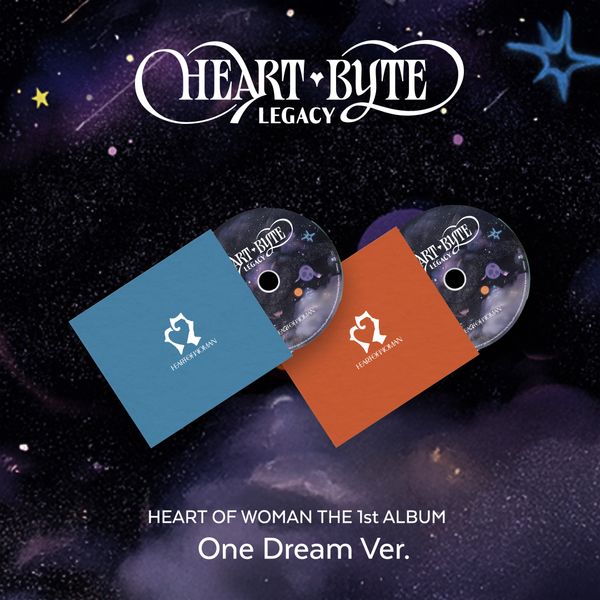 [2CD Set] HEART OF WOMAN - 1st Studio Album [Heart Byte : LEGACY] (One Dream Ver.)