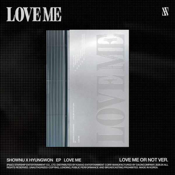 SHOWNU X HYUNGWON - EP Album [LOVE ME] (LOVE ME OR NOT Ver.)