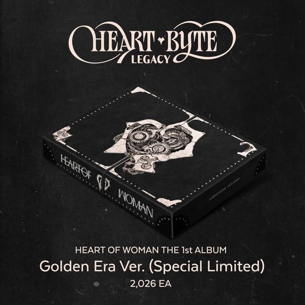 HEART OF WOMAN - 1st Studio Album [Heart Byte : LEGACY] (Golden Era Ver.) (Special Limited) (2CD)