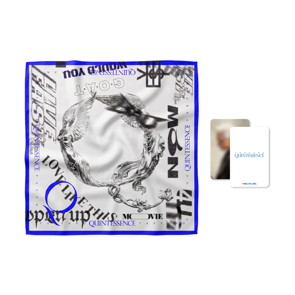 태양 (TAEYANG) - [QUINTESSENCE MD] BLUE SCARF SET