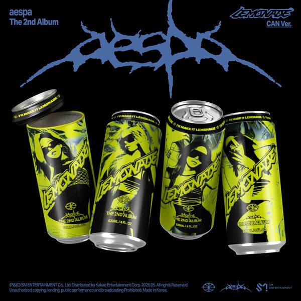[4CD SET] aespa - 2nd Album [LEMONADE] (CAN Ver.) (SMART ALBUM)