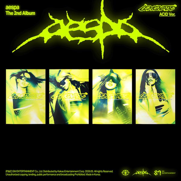 [Ktown4u Special Gift] [4CD SET] aespa - 2nd Album [LEMONADE] (ACID Ver.)