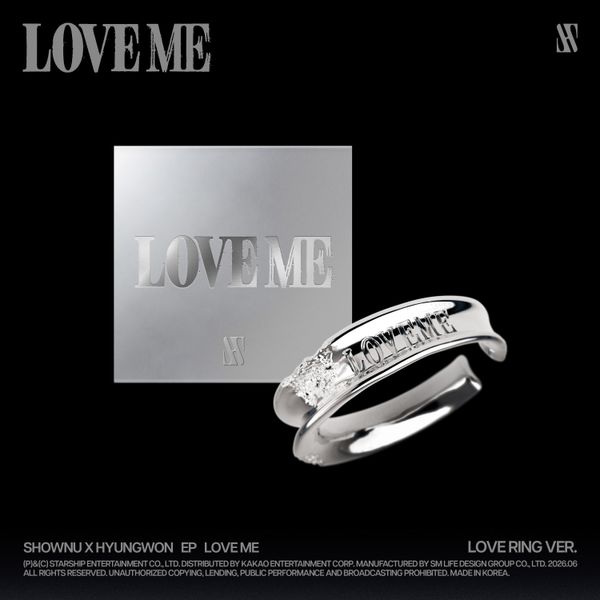 SHOWNU X HYUNGWON - EP Album [LOVE ME] (LOVE RING Ver.) (Limited Edition)