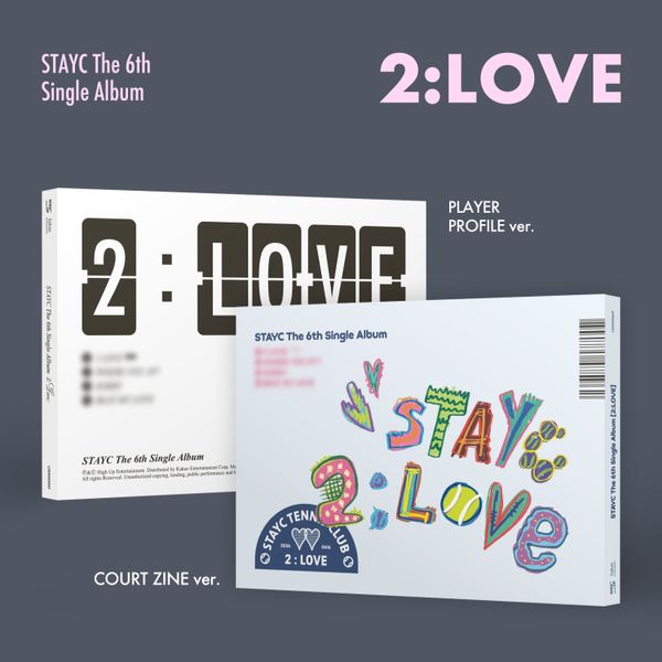 STAYC - 6th Single : 2:LOVE [1 of 2 types randomly]
