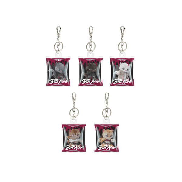 Miyao (MEOVV) - [2nd EP ALBUM [BITE NOW] MD] CHARACTER HOLOGRAM RANDOM KEYCHAIN 