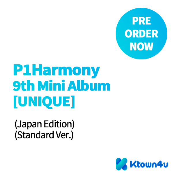 P1Harmony - 9th Mini Album [UNIQUE] (Japanese Edition) (Standard Edition)