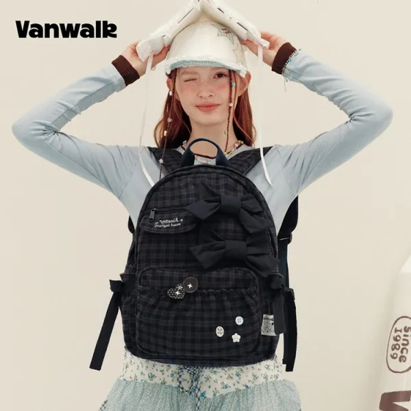 [VANWALK] Wish バックパック / チェックブルー