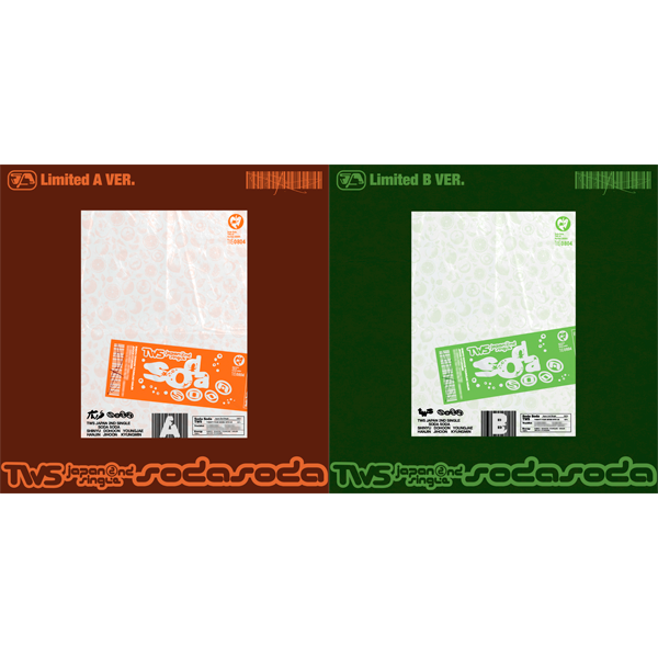 [2CD Set] Tours (TWS) - 2nd Single Album [SODA SODA] (Japanese Edition) (Limited Edition)