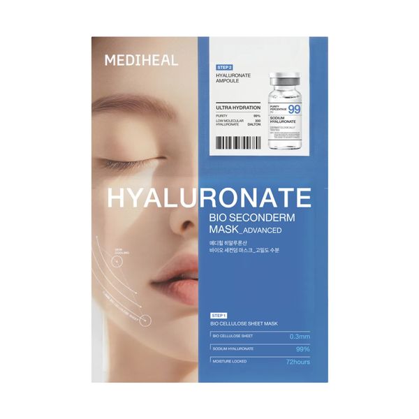 [MEDIHEAL] Hyaluronate Bio Seconderm Mask 23ml_10EA