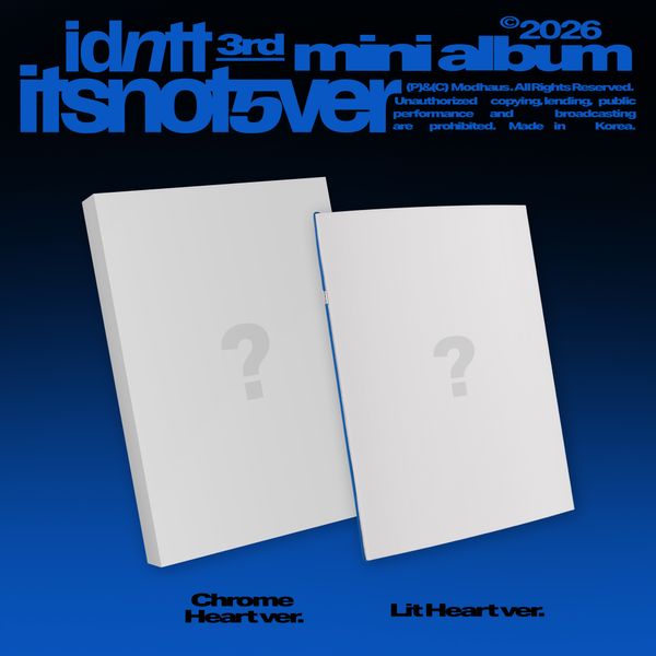 [2CD SET] idntt - <itsnotover>