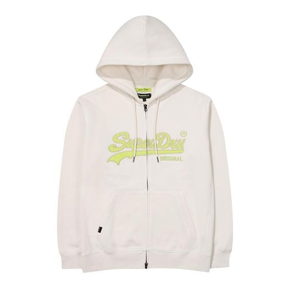 [Superdry] N-PACK ヴィンテージ 2WAY フードジップアップ ホワイト