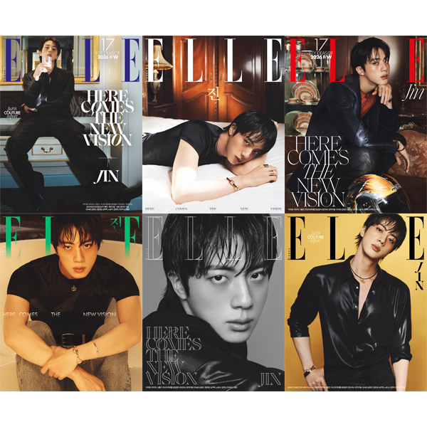 [Magazine] [26-07-27] ELLE 2026.08 Type G (Cover: BTS: Jin / Inside: BTS: Jin 22p)