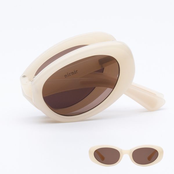 [MONSTA X HYUNGWON] [RECLOW] NIRNIR Folding Sunglasses IVORY