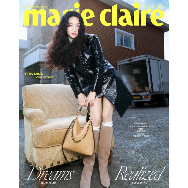 [Magazine] [26-07-24] Marie Claire August 2026 Type C (Cover: Shin Min-ah / Inside: T1, Uhm Jung-hwa, Jung Hae-in, Ha Young, Silica Gel, Zero Base One: Kim Ji-woong)