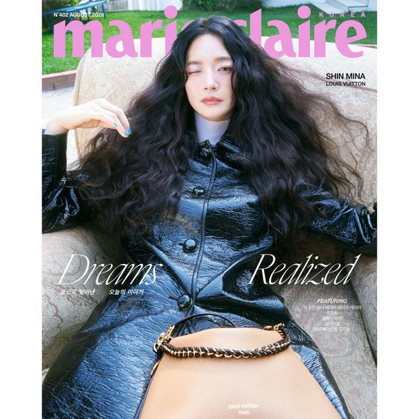 [Magazine] [26-07-24] Marie Claire August 2026 Type B (Cover: Shin Min-ah / Inside: T1, Uhm Jung-hwa, Jung Hae-in, Ha Young, Silica Gel, Zero Base One: Kim Ji-woong)