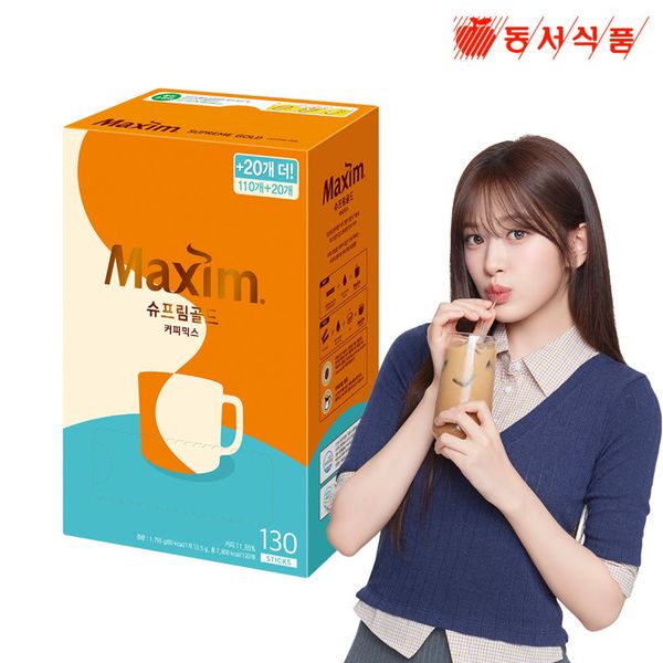 [DONGSUH] Maxim Supreme Gold Coffee Mix 130T