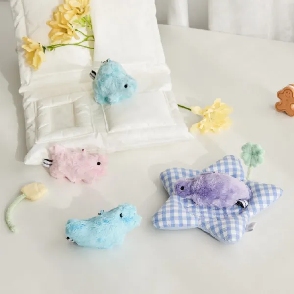 [Space Dust] Sea Dinosaur Scruffy Doll Keychains (4 Types)
