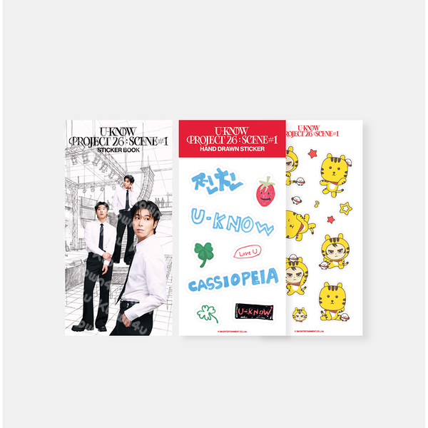 U-Know Yunho (U-KNOW) - [2026 [U-KNOW PROJECT 26 : SCENE#1] in SEOUL MD] Sticker Book