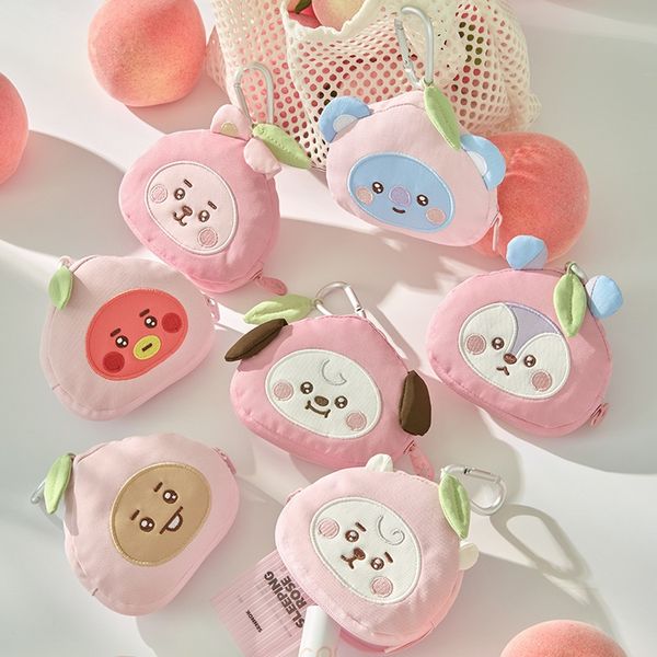 BT21_26 PEACH_COLLER 收纳包钥匙扣（7种）