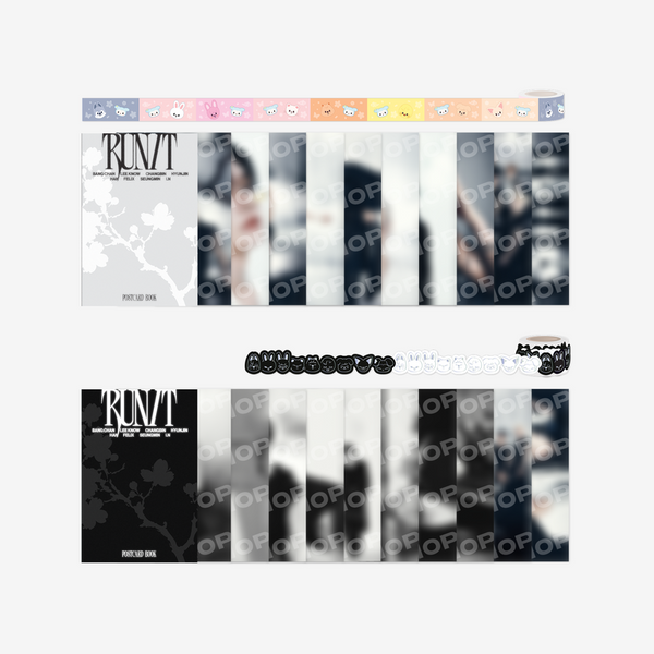 Stray Kids - [2026 World Tour [RUN IT] MD] POSTCARD BOOK & ROLL STICKER SET 