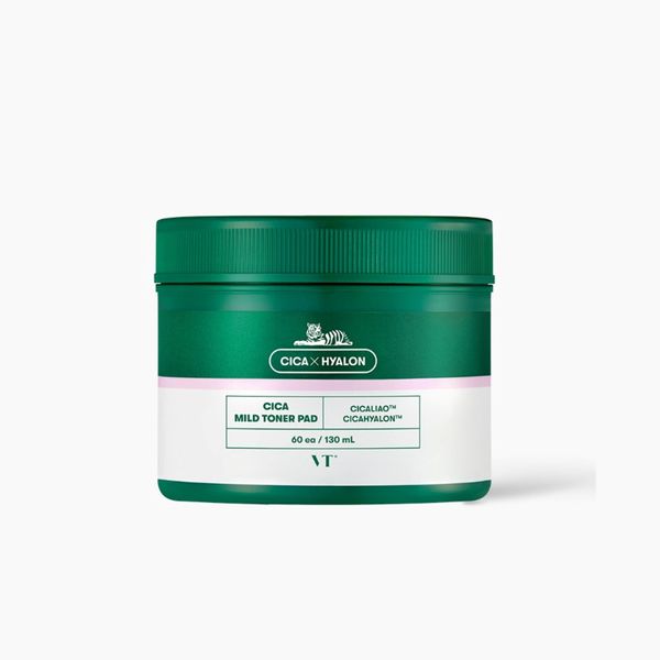 [VT COSMETICS] VT CICA マイルドトナーパッド 130ml (60ea)