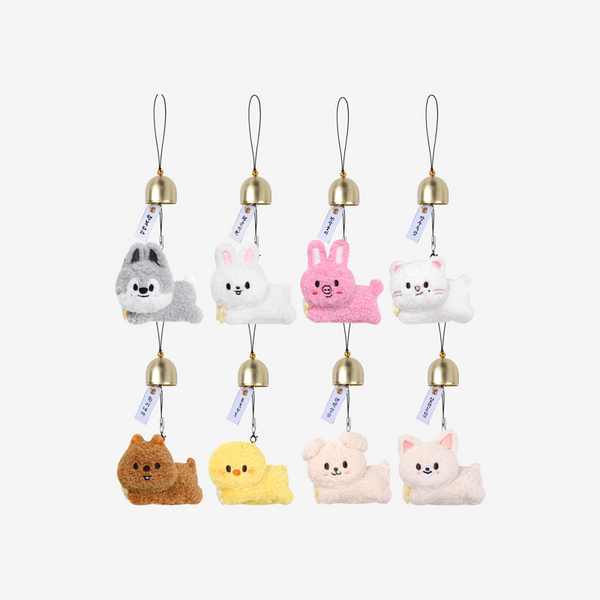 Stray Kids - [2026 World Tour [RUN IT] MD] SKZOO PLUSH DOOR BELL KEYRING 