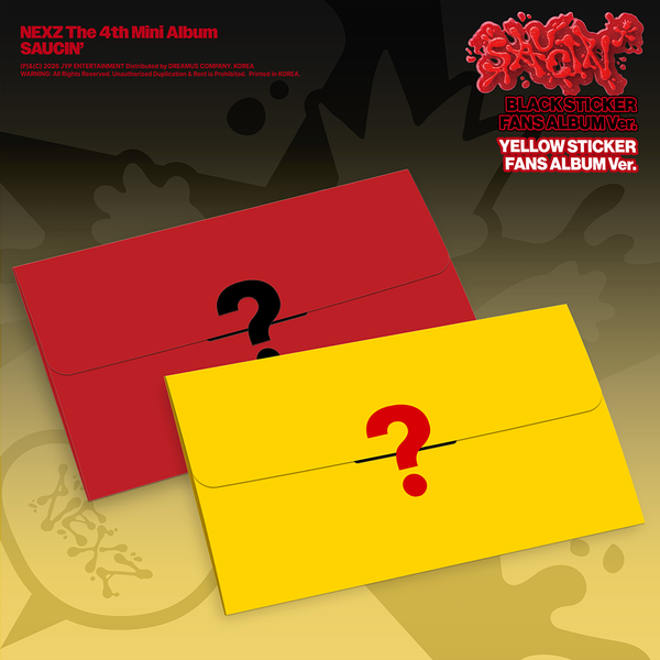 [Ketapo Special Gift] [2CD Set] NEXZ - 4th Mini Album [SAUCIN'] (STICKER FANS ALBUM Ver.)