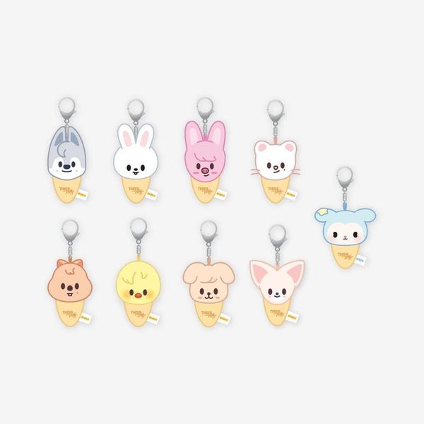 [Week 1] Stray Kids - [[THIS & THAT] POP-UP MD] PLUSH KEYRING ICECREAM Ver.