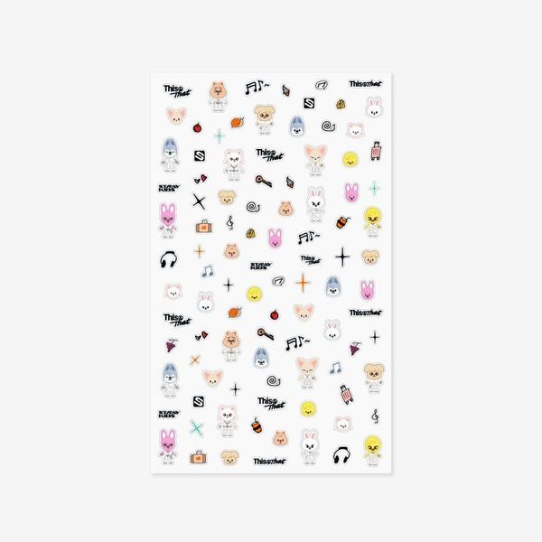 [Week 1] Stray Kids - [[THIS & THAT] POP-UP MD] SKZOO MICRO STICKER