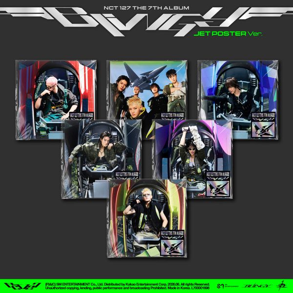 [케타포 Special Gift] 엔시티 127 (NCT 127) - 정규앨범 7집 [BLINGY] (JET Poster Ver.) (Random Ver.)
