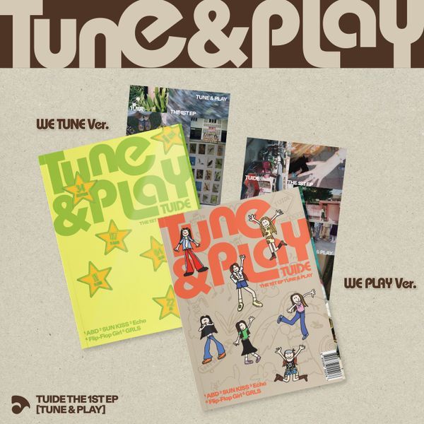 [Online Lucky Draw Event] [2CD Set] TUIDE - 1st EP Album [TUNE & PLAY] **Non-refundable**