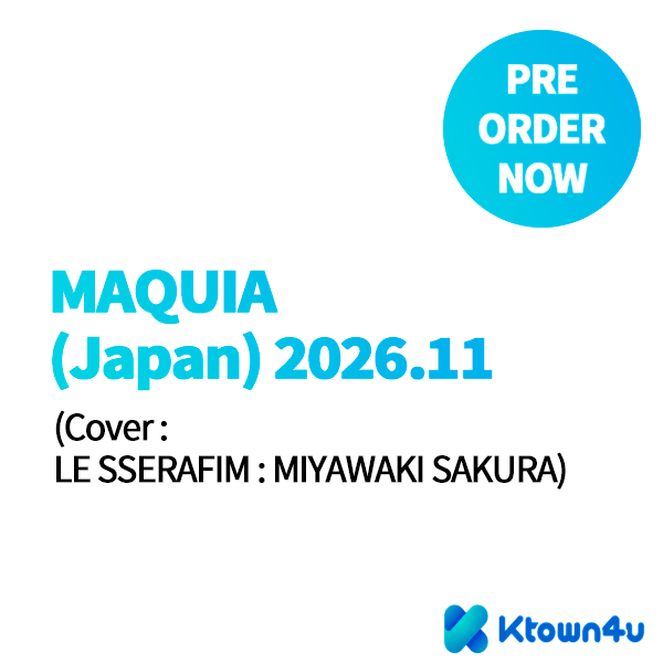 [Overseas] [26-09-24] MAQUIA (Japanese Magazine) November 2026 (Cover: Le Seraphim: Sakura Miyawaki)