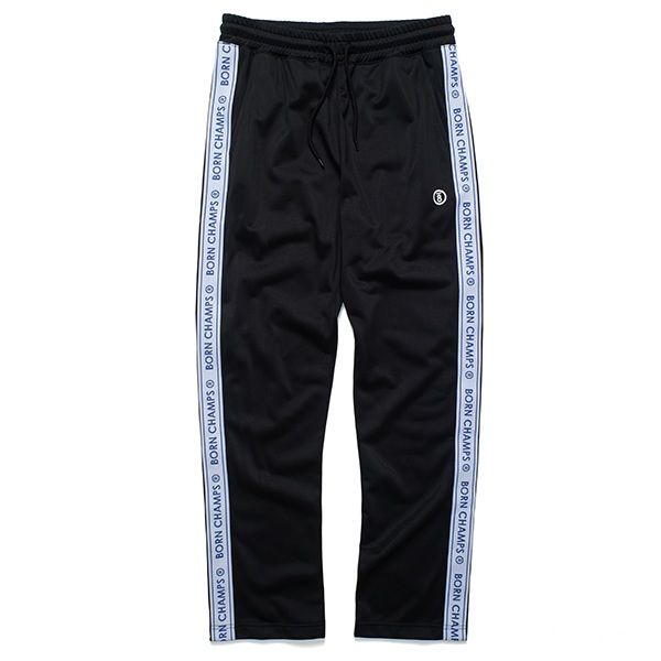 [BORNCHAMPS] BC LOGO TRACK PANTS_BLACK