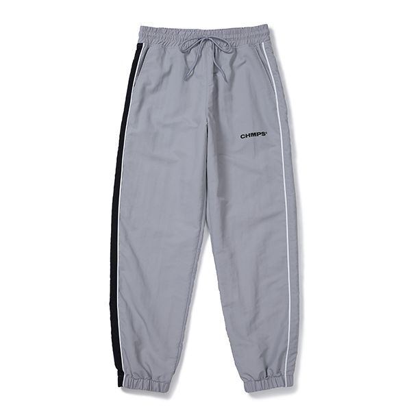 [BORNCHAMPS]  CHMPS WIND PANTS [GRAY]