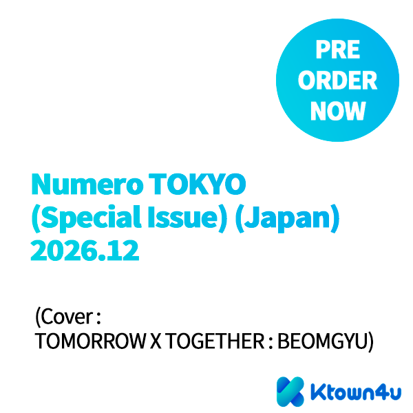 [Overseas] [26-10-28] Numero TOKYO (Special Issue) (Japanese Magazine) Dec 2026 (Cover: Tomorrow X Together: Beomgyu)