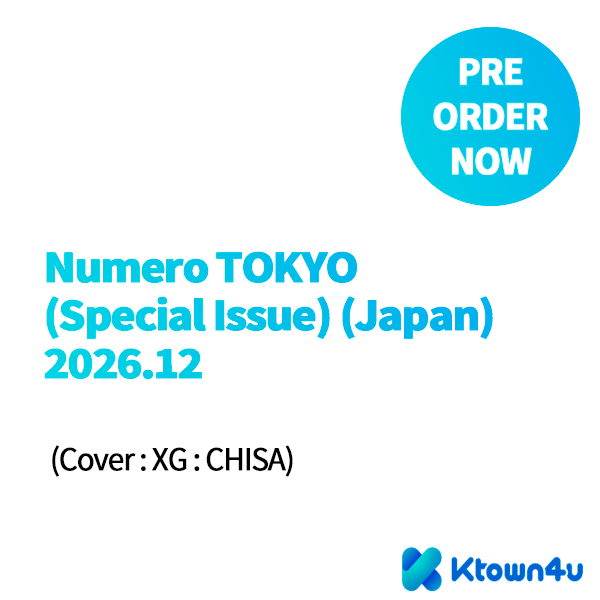 [Overseas] [26-10-28] Numero TOKYO (Special Issue) (Japanese Magazine) Dec 2026 (Cover: X-G: Chisa)