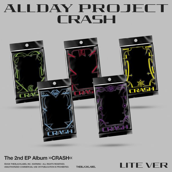 [Ktown4u特典赠送] [5CD 套装] ALLDAY PROJECT - The 2nd EP Album 'CRASH' LITE ver.